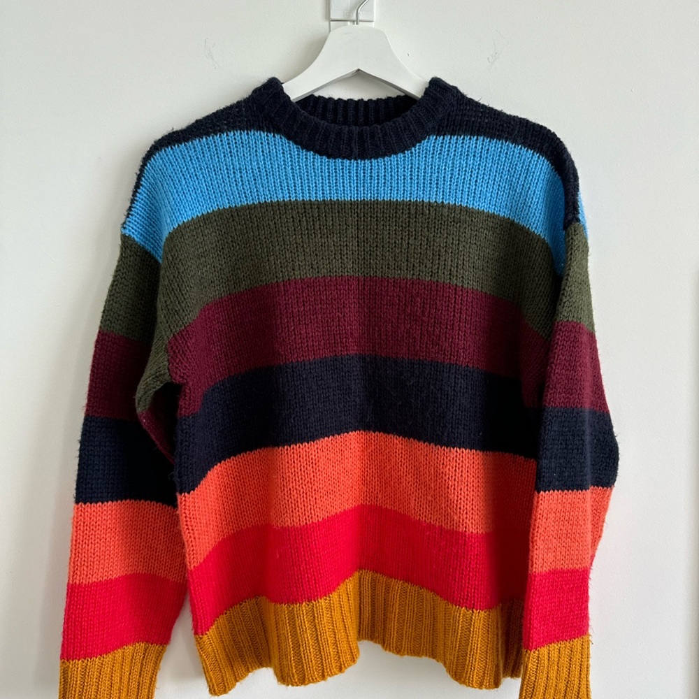 Colorful Striped Sweater